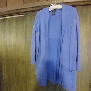 Additions by Chico's periwinkle blue cardigan